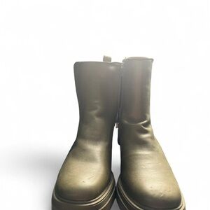 Olive Green Ankle Boots